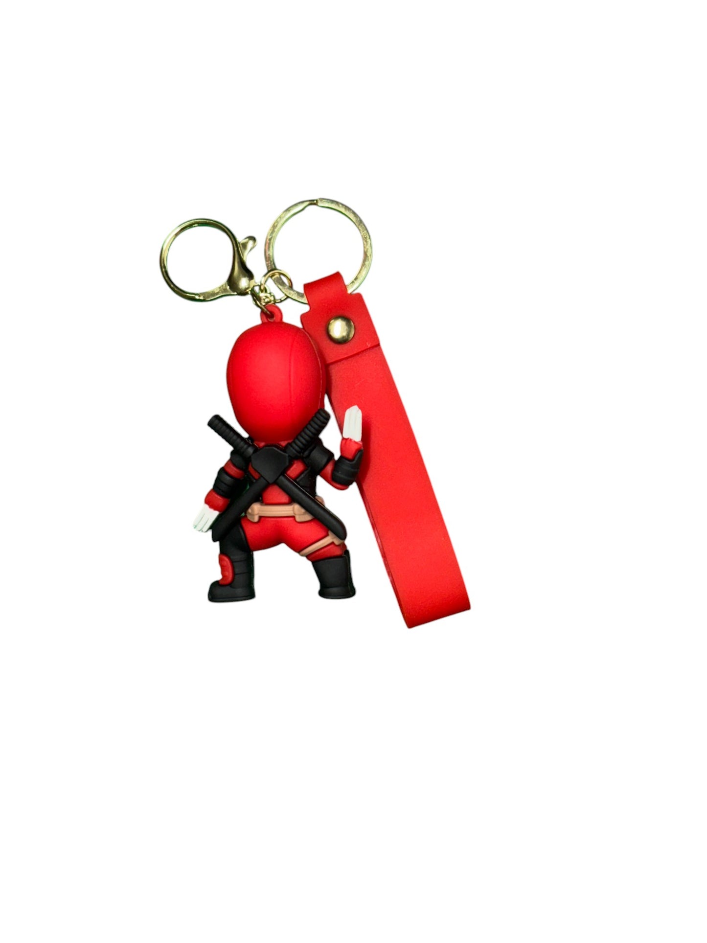 Deadpool Chibi Figurine Keychain with Lanyard