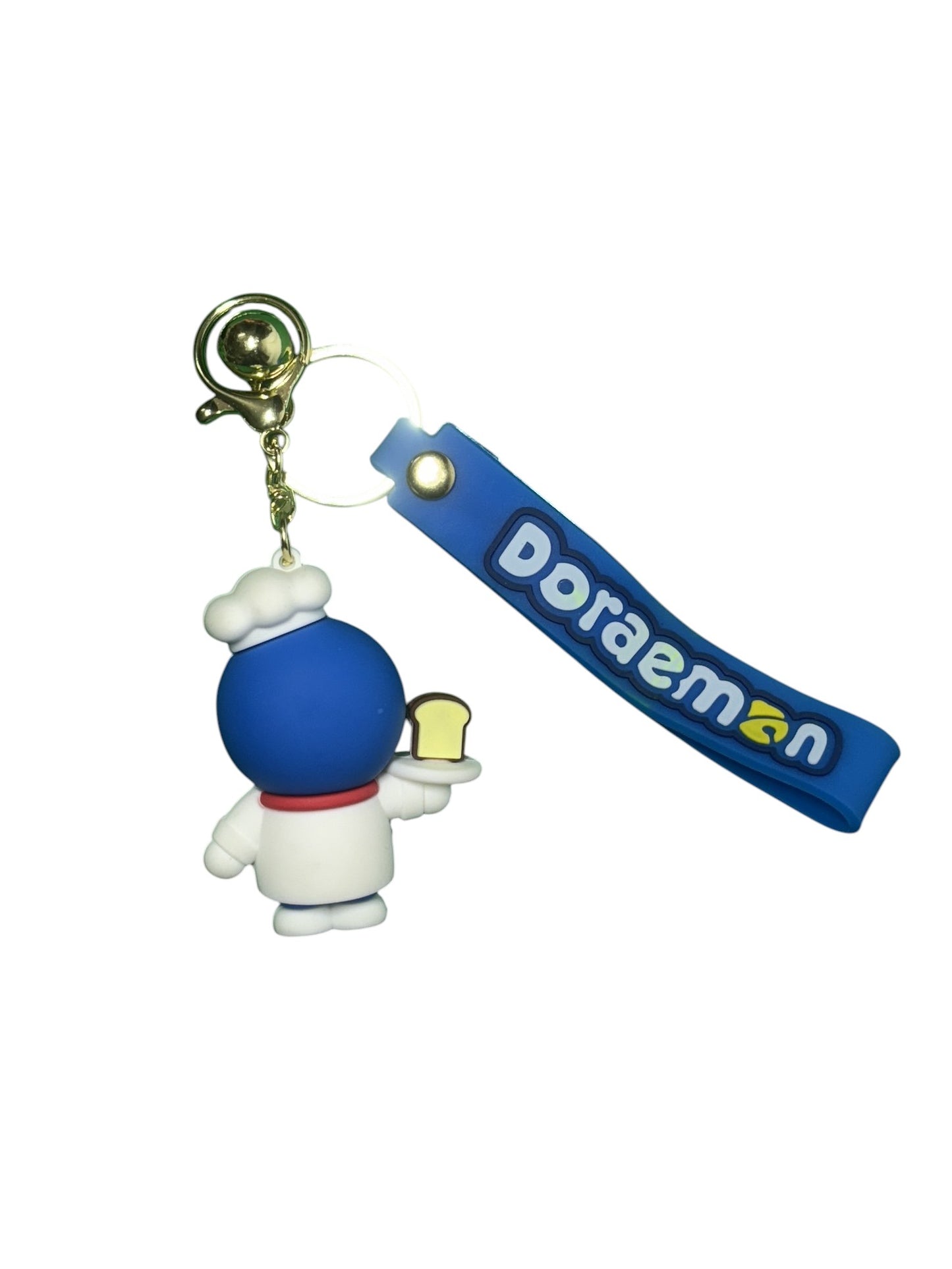 Doraemon Chef & Logo PVC Keychain - Anime Manga Collectible