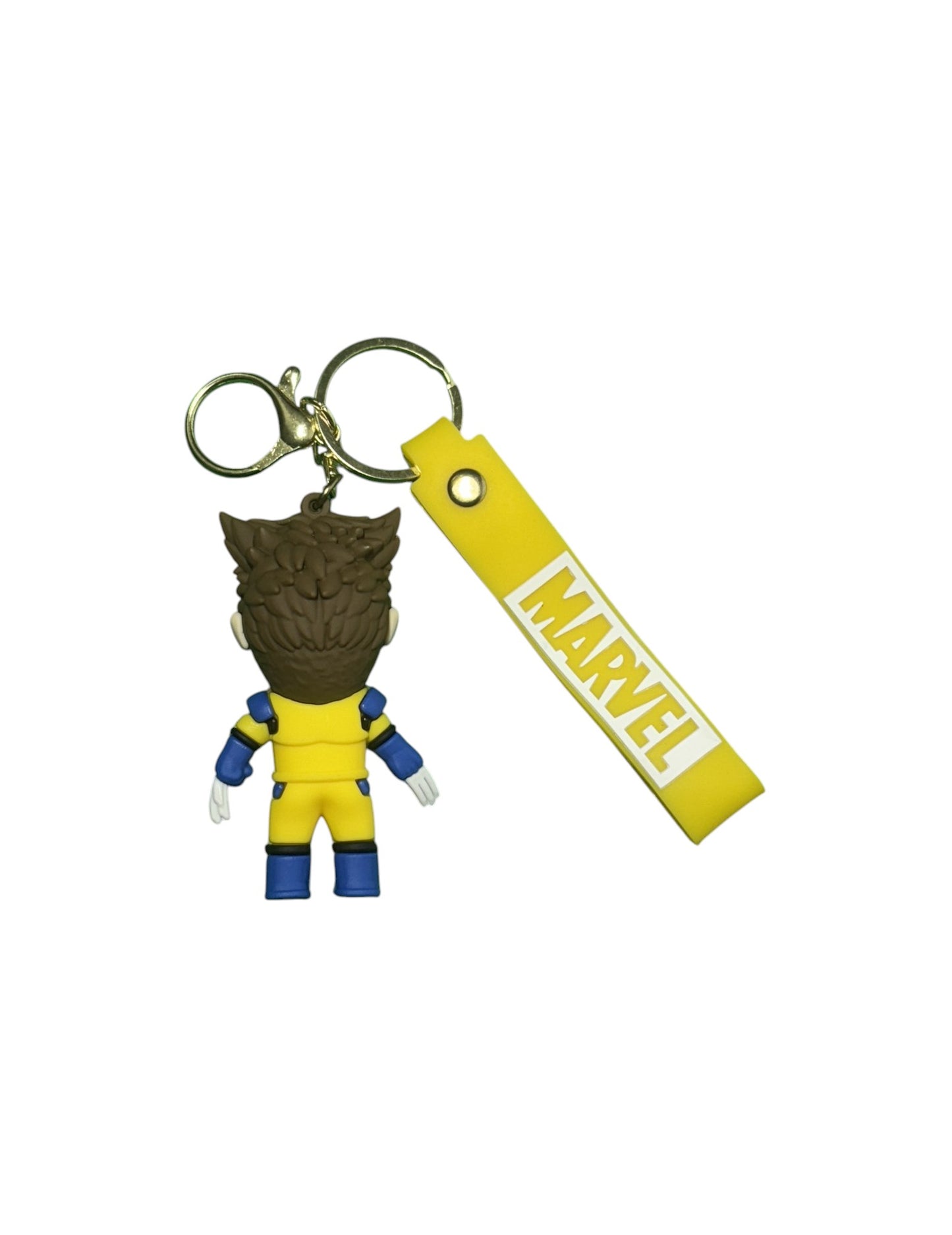 Wolverine Keychain - Classic X-Men Superhero Figure with Claws
