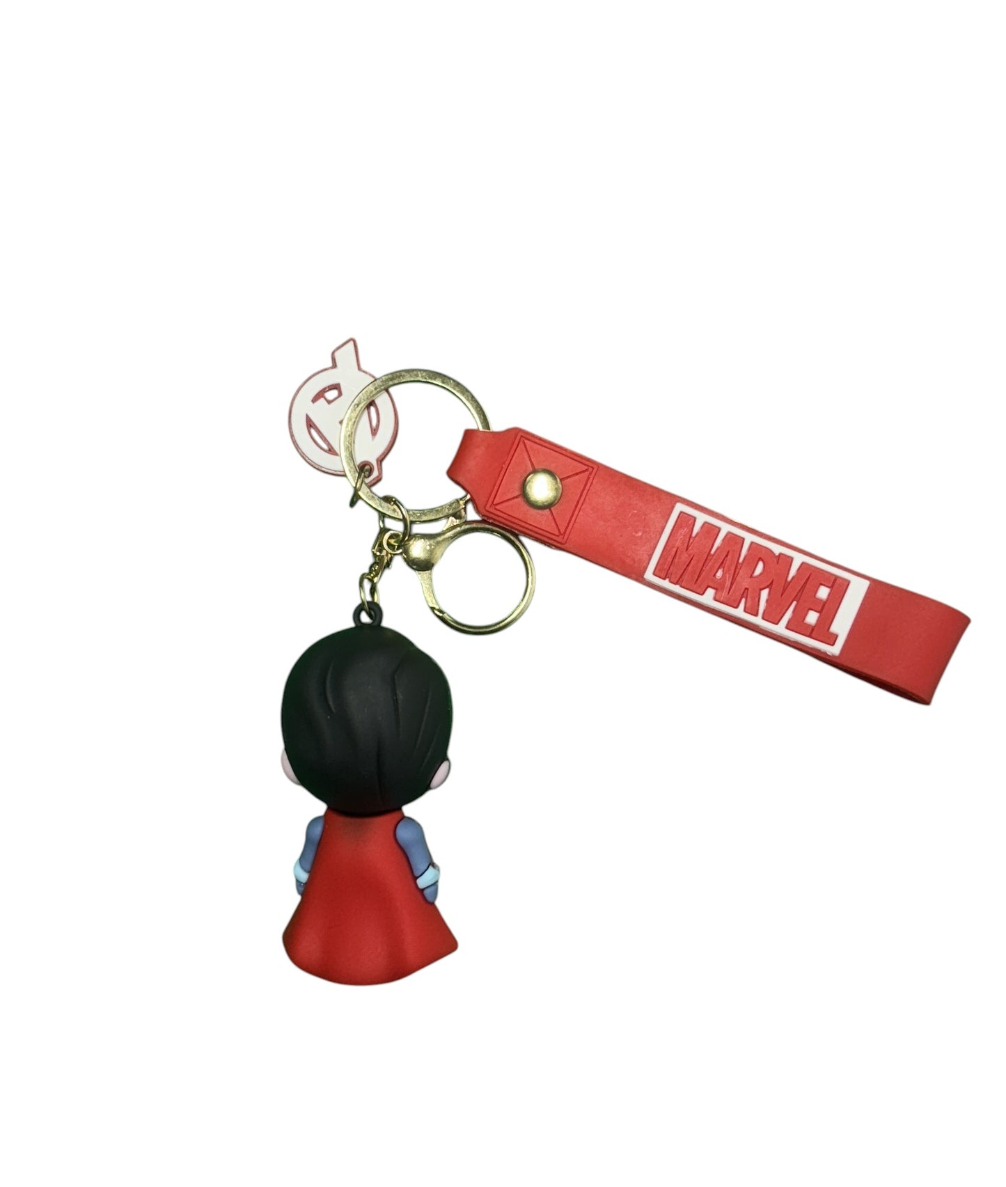 Superman 3D Figurine Keychain | DC Comics Superhero Collectible | With Logo Strap & Cape Charm