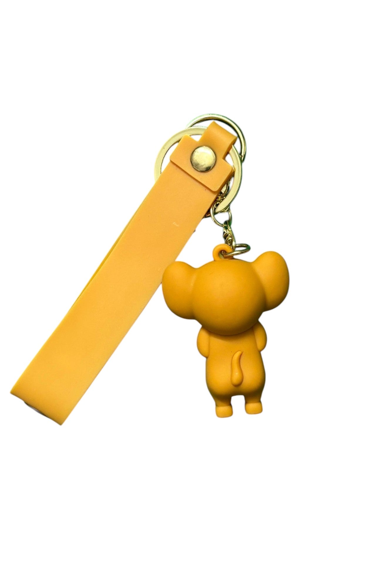 Tom and Jerry 3D Figurine Keychain | Classic Cartoon Collectible | With Logo Strap