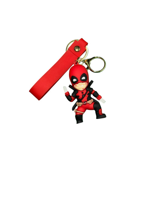 Deadpool Chibi Figurine Keychain with Lanyard