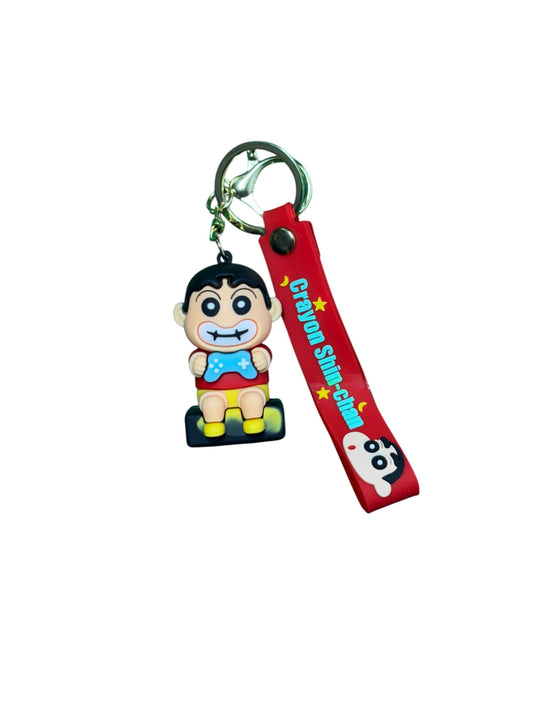 Crayon Shin-chan Character Keychain - Cute Kawaii Figurine Keyring