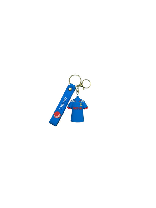 Dhoni #7 & Indian Cricket Team Jersey Keychain