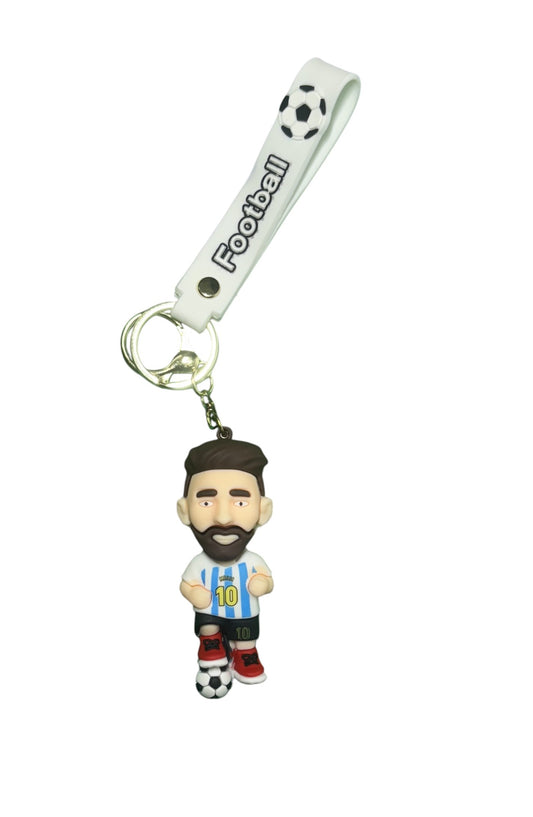 Football Fan Collectible - Lionel Messi Keyring with "Football" Lanyard
