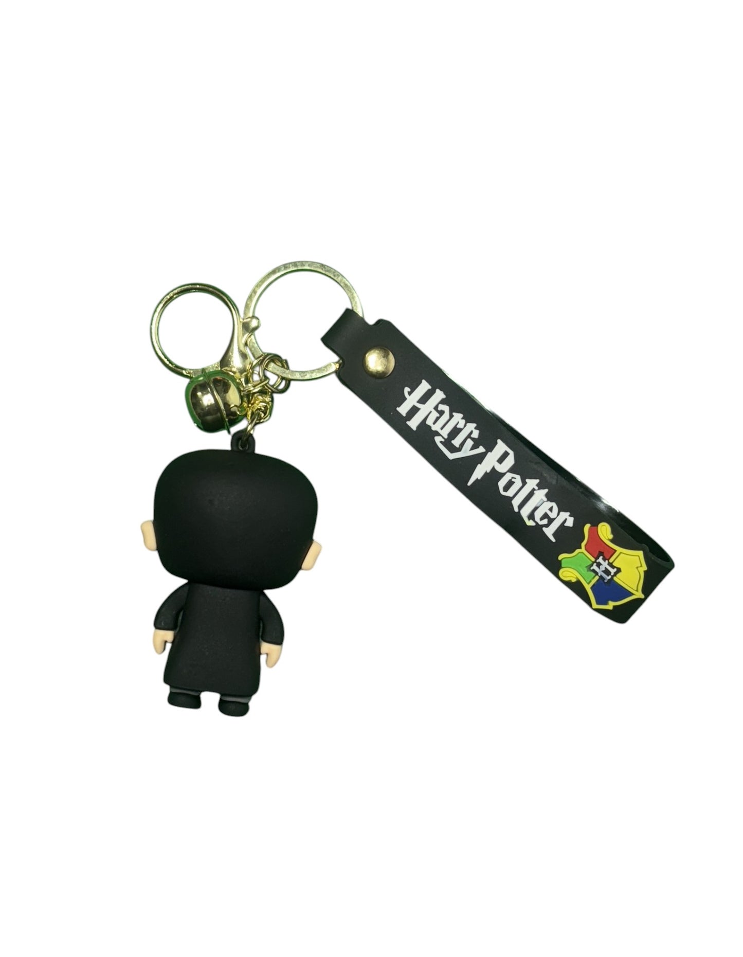 Harry Potter & Hogwarts Crest PVC Keychain - Wizarding World Collectible