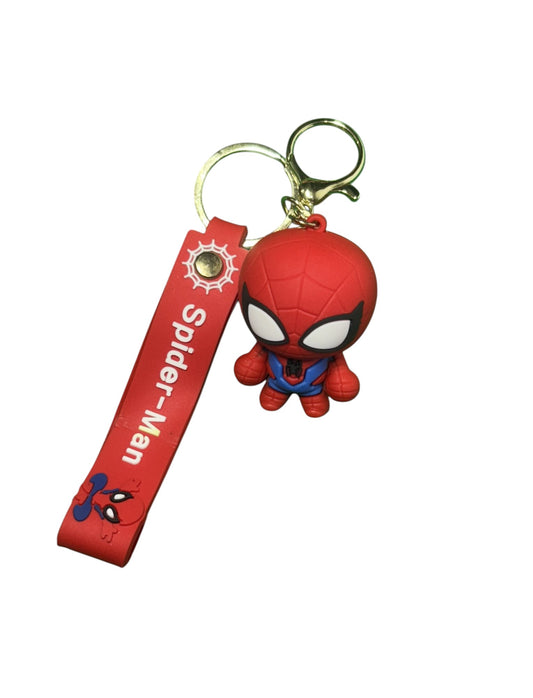 Spider-Man & Web PVC Keychain - Marvel Superhero Collectible