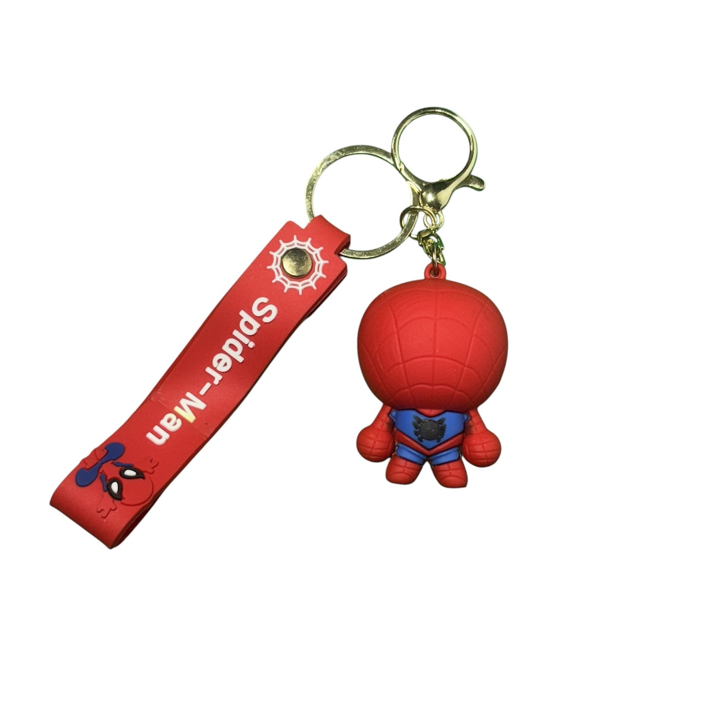 Spider-Man & Web PVC Keychain - Marvel Superhero Collectible