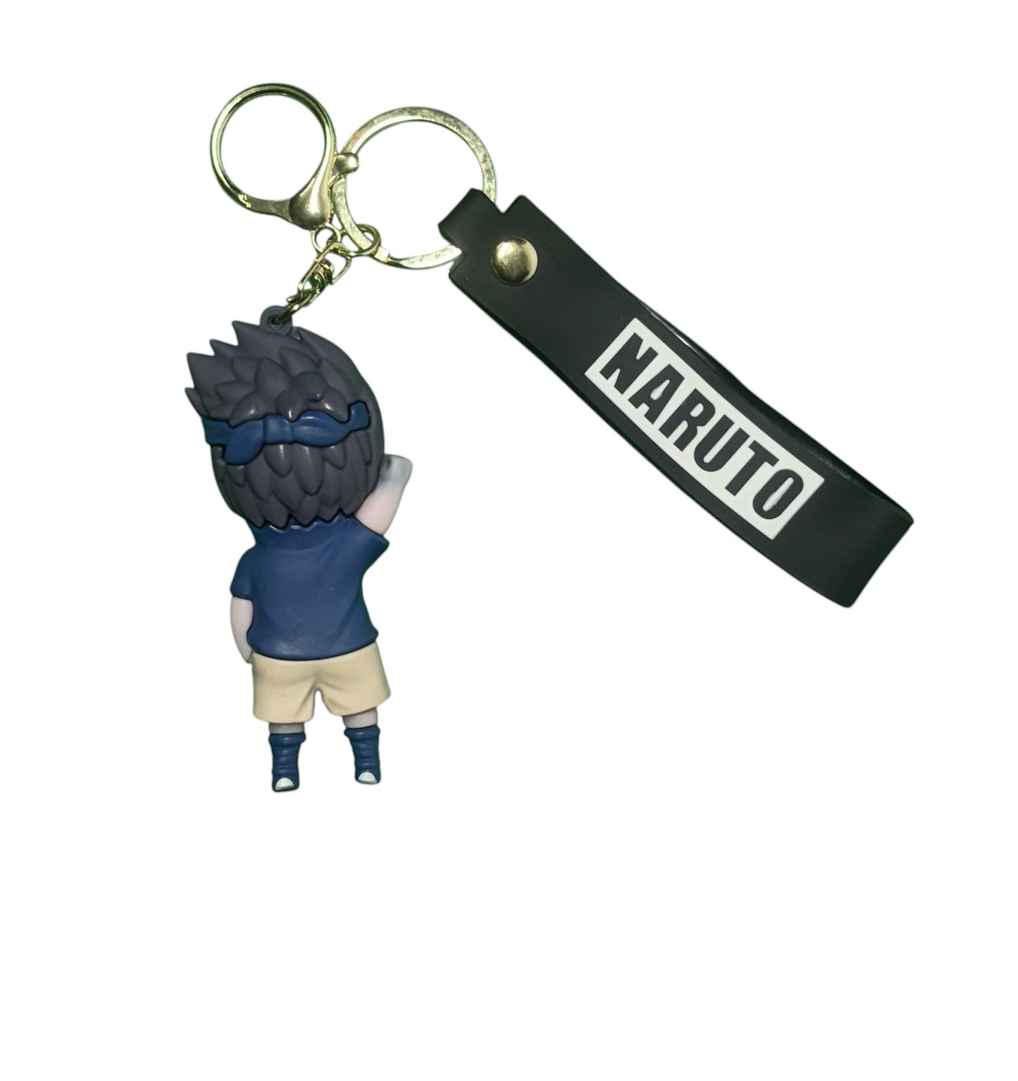 Sasuke Uchiha Keychain from Naruto Anime - Chibi Figure Collectible