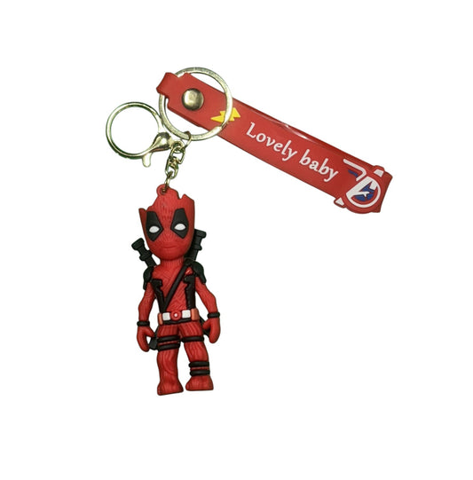 Deadpool & Groot Mashup Keychain "Lovely Baby" | Fun Marvel Fan Accessory