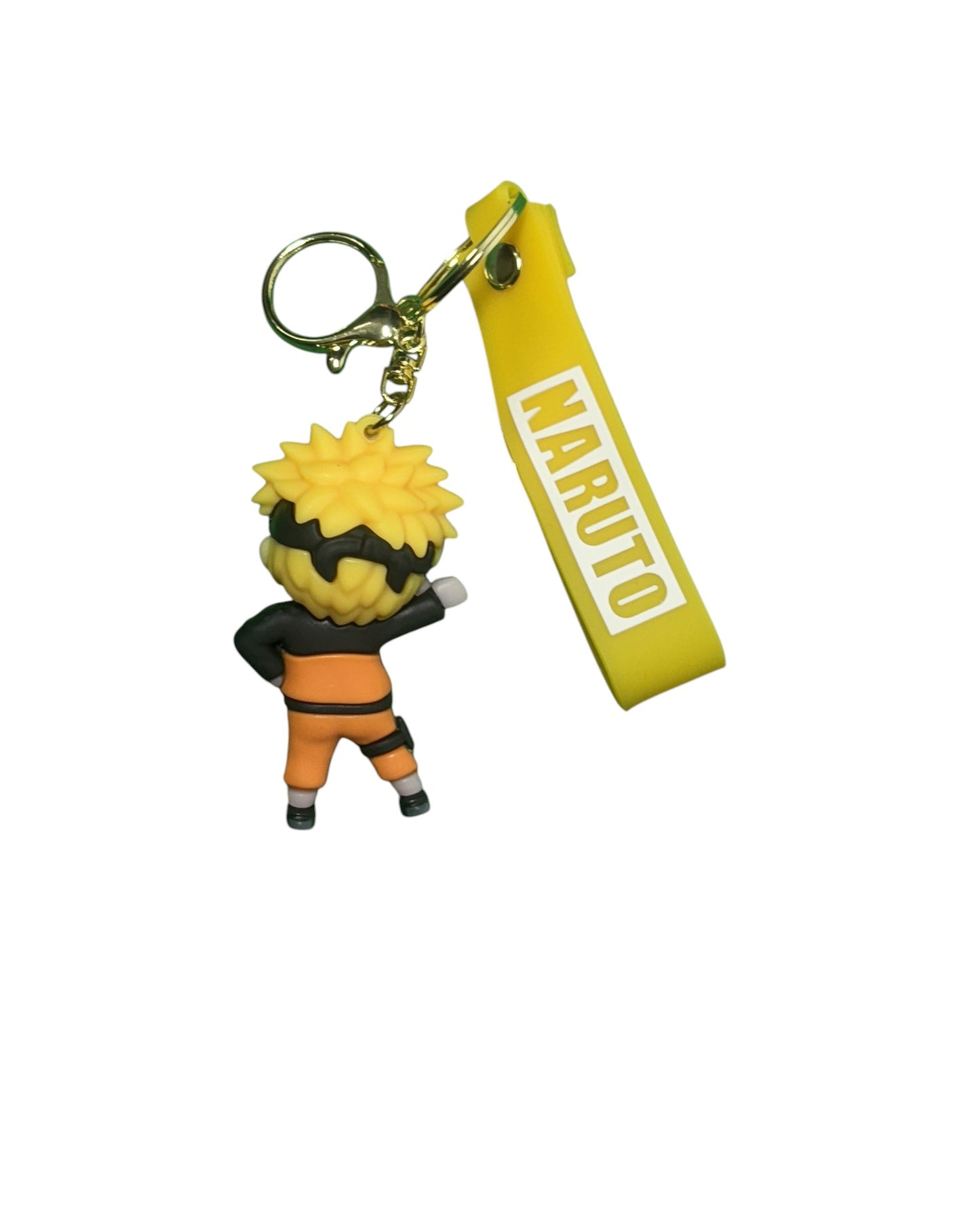 Naruto Uzumaki Chibi Figure Keychain with Lanyard | Anime Bag Charm & Keyring | Perfect Gift for Naruto Fans