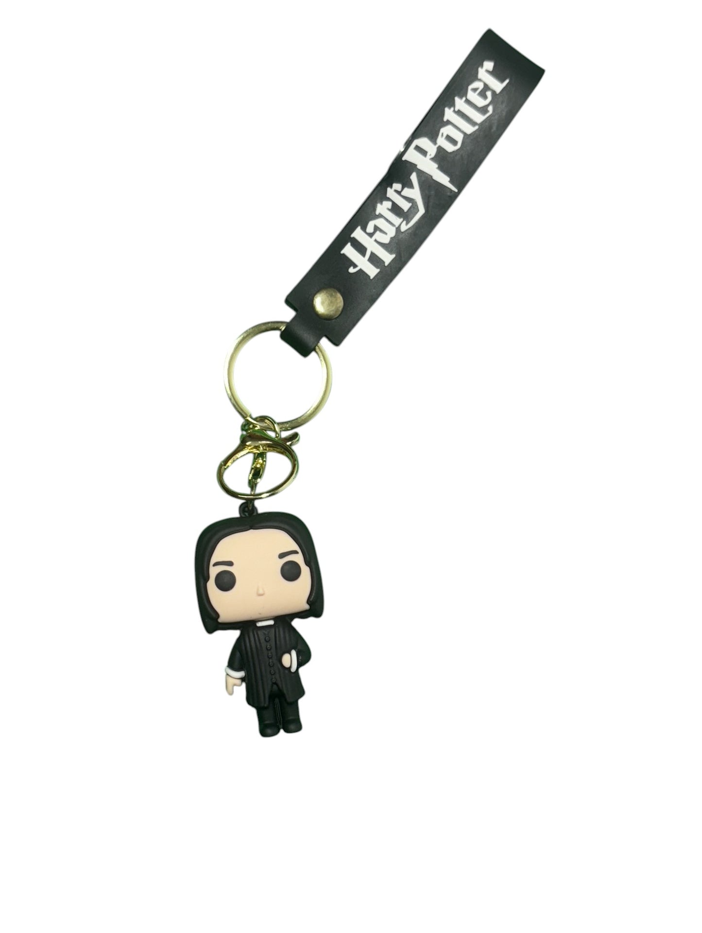 Harry Potter Severus Snape Figure Keychain | Wizarding World Bag Charm with Lanyard | Collectible Gift for Fans