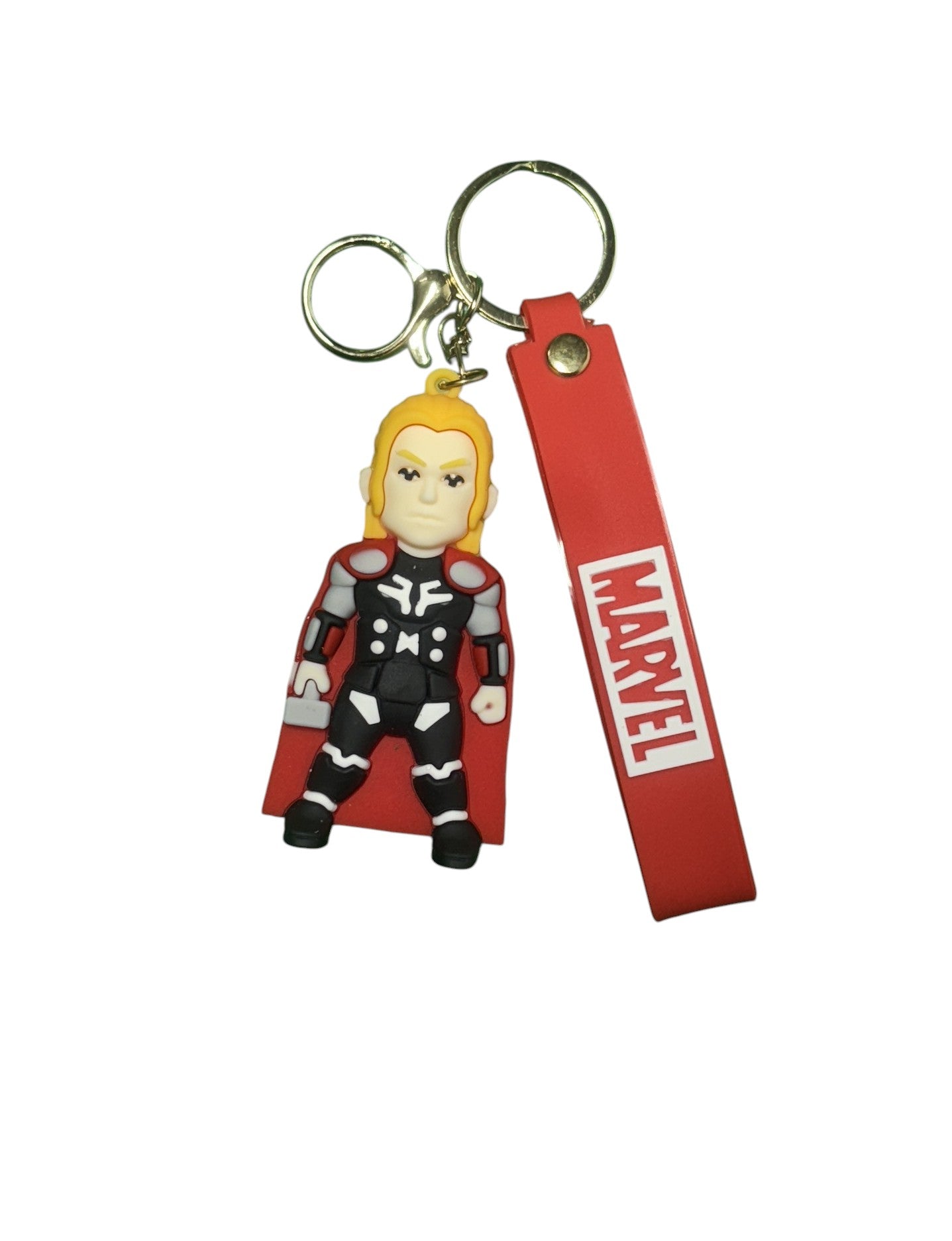 Marvel Thor 3D Keychain - Avenger Superhero Collectible Keyring with Marvel Strap