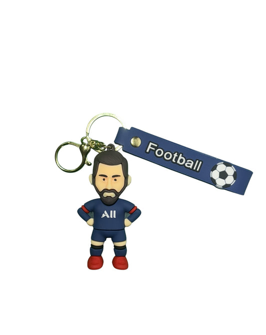 Lionel Messi PSG #30 Jersey 3D Figurine Keychain | Official Paris Saint-Germain Football Star Collectible