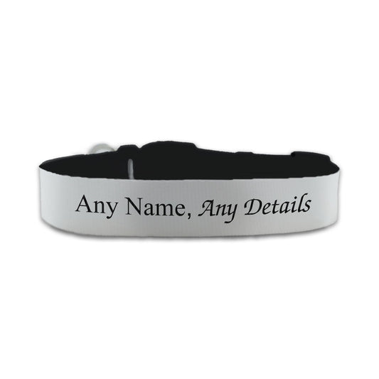 Personalised Small Dog Collar with White Background Image 1